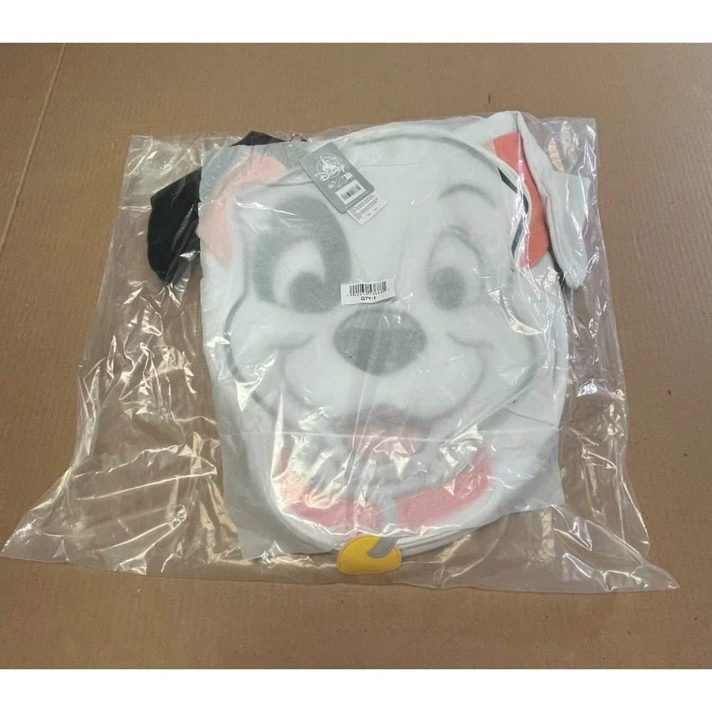 Disney Parks Patch 101 Dalmatians Big Face Tote Floppy 3D Ears w/Pink Velour NWT